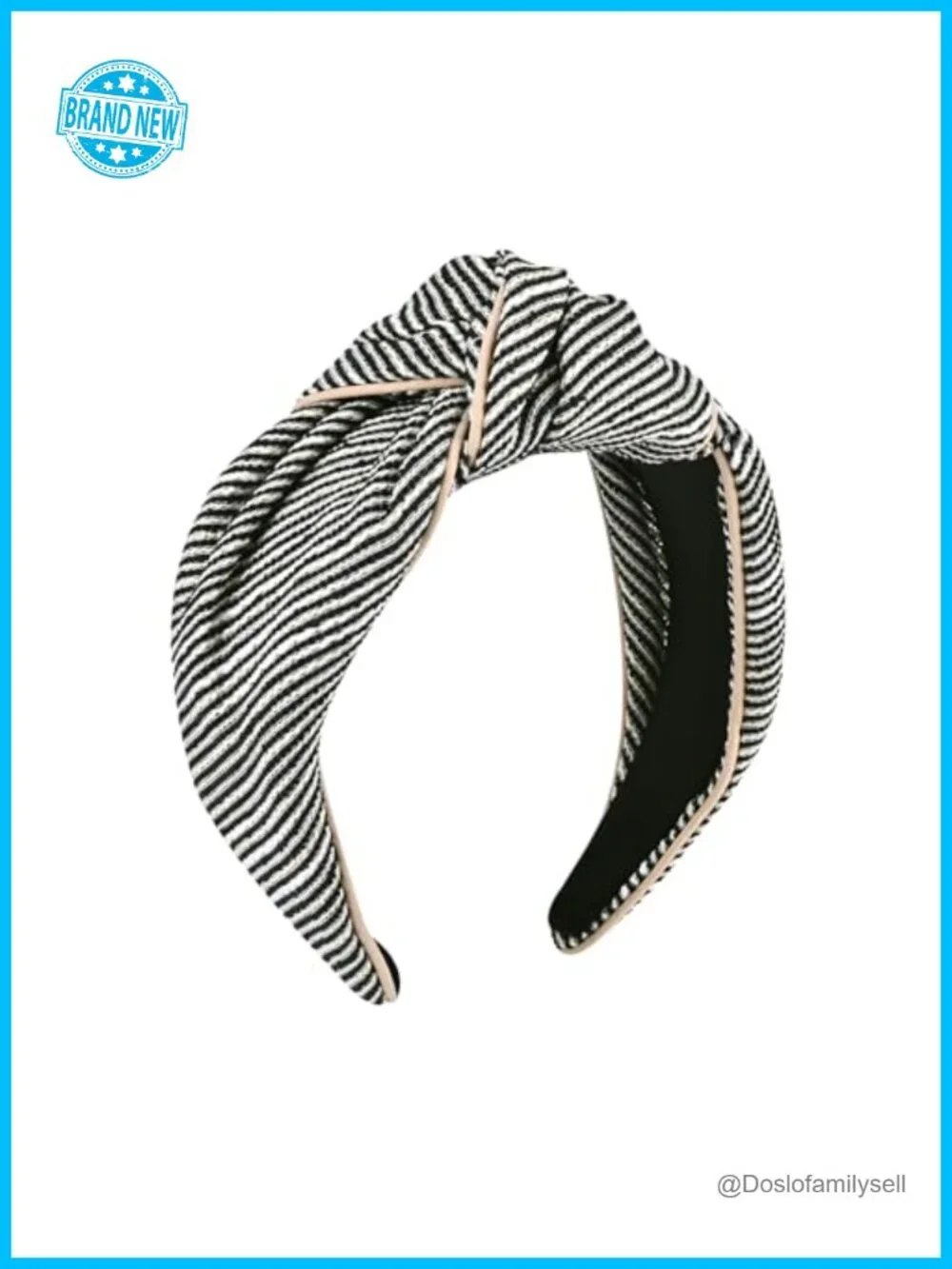 Non-Slip Wide Knotted Headbands for Women - Soft Fabric Hair Accessories for